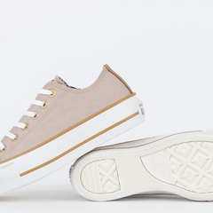 CT26550001 Tênis Converse Chuck Taylor All Star Lift Ox Play On Fashion Rosa Nude na internet