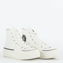 A02832C Tênis Converse Chuck Taylor All Star Construct Hi Utility Canvas Vintage White Black Egret - comprar online