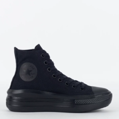 CT24370001 Tênis Converse Chuck Taylor All Star Move Hi Monochrome Dark Preto Preto