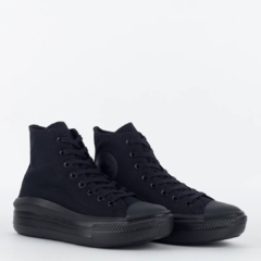 CT24370001 Tênis Converse Chuck Taylor All Star Move Hi Monochrome Dark Preto Preto na internet