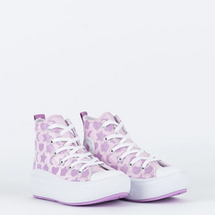 CK11520002 Tênis Converse Kids Chuck Taylor All Star Move Hi Be Dazzling Lilas Claro Uva - comprar online