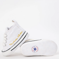 Tênis Converse Chuck Taylor All Star My First All Star Kids Branco Branco CK04400003 na internet