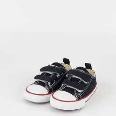 CK10410007 Tênis Converse Kids Chuck Taylor All Star 2V Ox Preto Vermelho - comprar online