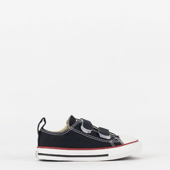 CK10410007 Tênis Converse Kids Chuck Taylor All Star 2V Ox Preto Vermelho