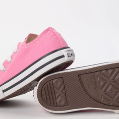 CK00010006 Tênis Converse Chuck Taylor All Star Kids Ox Rosa na internet