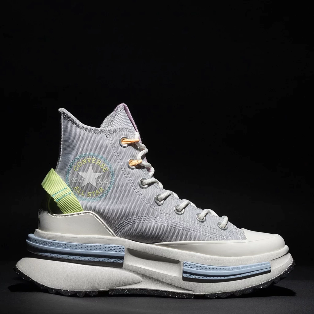 A07609C Tênis Converse Run Star Legacy Cx Hi Hike & Seek Fossilized+Citron