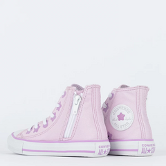 CK11530002 Tênis Converse Kids Chuck Taylor All Star Side Zip Hi Be Dazzling Lilas Claro Uva na internet