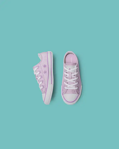 CK11540002 Tênis Converse Kids Chuck Taylor All Star Be Dazzling Lilias Claro na internet