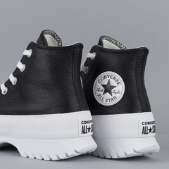 CT23750001 Tênis Converse Chuck Taylor All Star Lugged 2.0 Leather Preto Branco - Saffira Vest-All Star - Converse 