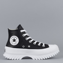 CT23750001 Tênis Converse Chuck Taylor All Star Lugged 2.0 Leather Preto Branco