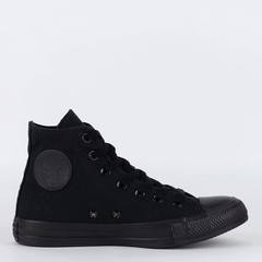 CT04470002 Tênis Converse Chuck Taylor All Star Monochrome Hi Preto Preto