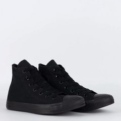 CT04470002 Tênis Converse Chuck Taylor All Star Monochrome Hi Preto Preto - comprar online