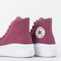 CT23840002 Tênis Converse Chuck Taylor All Star Move Hi Workwear Textures Cereja na internet