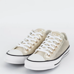 CT26110001 Tênis Converse Chuck Taylor All Star Ox Sparkle Party Ouro Branco - comprar online