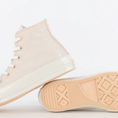 CT24680001 Tênis Converse Chuck 70 Hi Festival + Marble Amendoa Rosa Coral - loja online