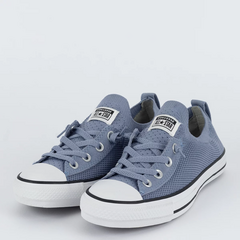 CT19550009 Tênis Converse Chuck Taylor All Star Shoreline Ox Knit Essential Azul Pedra - comprar online