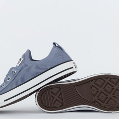 CT19550009 Tênis Converse Chuck Taylor All Star Shoreline Ox Knit Essential Azul Pedra na internet