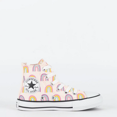 CK10810001 Tênis Converse Chuck Taylor Kids All Star Rosa Com Arco Iris