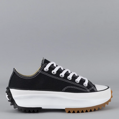 CO03790002 Tênis Converse Run Star Hike Ox Foundation Canvas Preto Branco