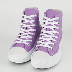 CT17810006 Tênis Converse Chuck Taylor All Star Move Hi Seasonal Violeta Preto - comprar online