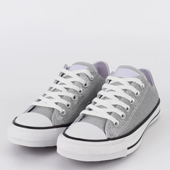 Tênis Converse Chuck Taylor All Star Ox Glam Prata Lavanda CT24940001 - comprar online