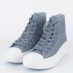 CT23840001 Tênis Converse Chuck Taylor All Star Move Hi Workwear Textures Cinza Lunar - comprar online