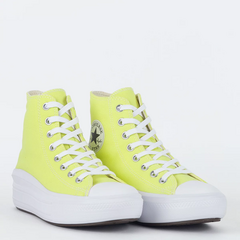 CT17810010 Tênis Converse Chuck Taylor All Star Move Hi Seasonal Verde Citrico - comprar online