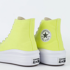 CT17810010 Tênis Converse Chuck Taylor All Star Move Hi Seasonal Verde Citrico na internet