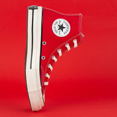 CT09550007 Tênis Converse Chuck 70 Hi Vintage Vermelho Branco