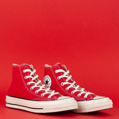 CT09550007 Tênis Converse Chuck 70 Hi Vintage Vermelho Branco na internet