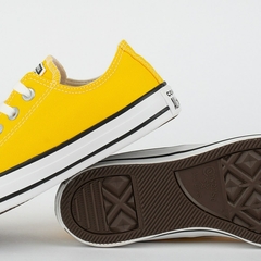 Tênis Converse Chuck Taylor All Star Ox Seasonal Amarelo Preto CT00100006 na internet