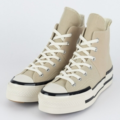 CT19790006Tênis Converse Chuck 70 Plus Hi Seasonal Bege Preto - loja online