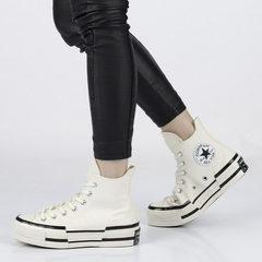 Imagem do CT19700001 Tênis Converse Chuck 70 Hi Plus Amendoa Preto