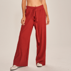 Calça Anticool Canelada Pantalona Vermelho