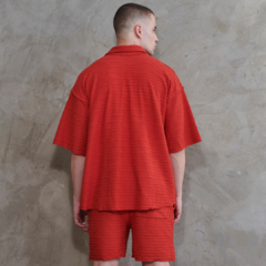 Camisa Nephew Fluted Vermelho na internet