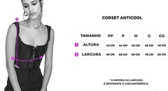 Corset Anticool Y2k Off White - loja online