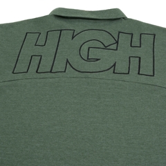 Camiseta Polo High Outline Logo Verde - Nephew