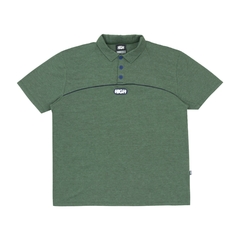 Camiseta Polo High Outline Logo Verde