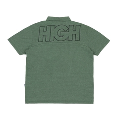 Camiseta Polo High Outline Logo Verde - comprar online