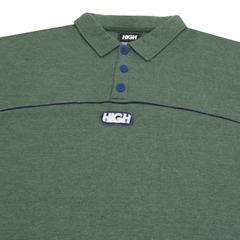 Camiseta Polo High Outline Logo Verde na internet