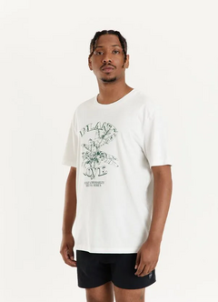 Camiseta Redley Plant Collab Bob Marley Off White