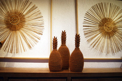 Escultura Decorativa Abacaxi Em Cerâmica - M - comprar online