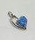 5269 DIJE MURANO CORAZON AZUL 3CM X 2,5CM - comprar online