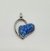 5269 DIJE MURANO CORAZON AZUL 3CM X 2,5CM