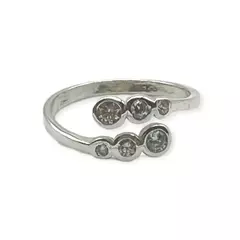 ART-159 Anillo 6 Piedras Plata 925 - comprar online