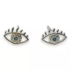 ART 25 Aros Ojos Pasantes Plata 925