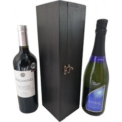 Caja Estuche Madera Para 1 Vino - comprar online