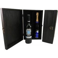 Caja Estuche Madera Para 2 Vinos