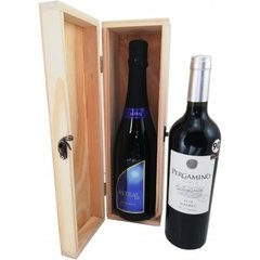 Caja Estuche Madera Para 1 Vino en internet