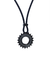 Colar Chainring Masculino Fio de Silicone/ Masculino/  Ouro Negro